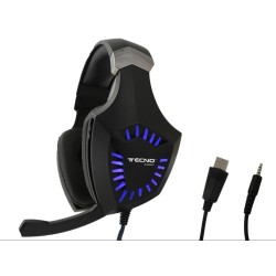 CUFFIE MICROFONO TC-K10 STEREO RGB GAMING