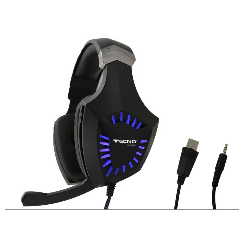 CUFFIE MICROFONO TC-K10 STEREO RGB GAMING