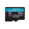 SD MICRO 64GB CL10 UHS-I CON ADATT 200MBS LET160MBS SCRITKINGSTON