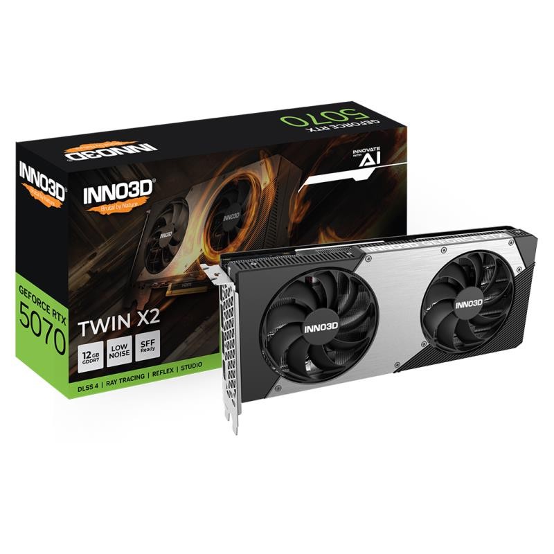 SCHEDA VIDEO GEFORCE RTX 5070 TWIN X2 12 GB N50702-12D7-195064N