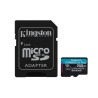 SD MICRO 256GB CL10 UHS-I CON ADATT 200MBS LET160MBS SCRITKINGSTON