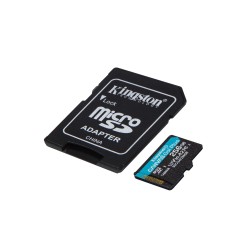 SD MICRO 256GB CL10 UHS-I CON ADATT 200MBS LET160MBS SCRITKINGSTON