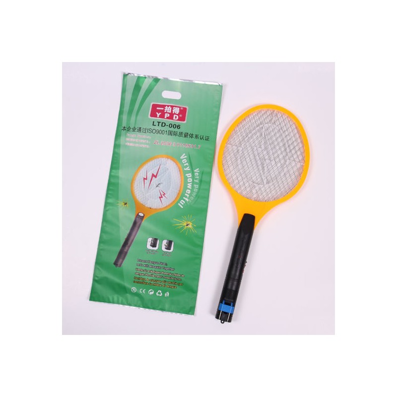 DISPOSITIVO RACCHETTA ANTI ZANZAREMOSCHE LTD-006 BATTERIA RICARICABILE