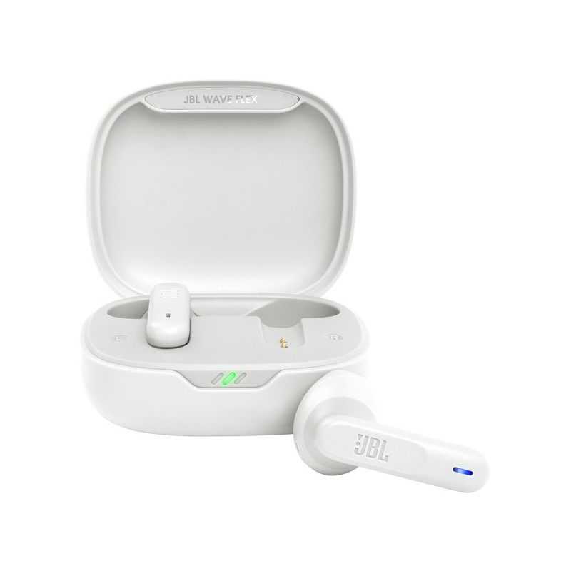 AURICOLARI BLUETOOTH WAVE FLEX + CUSTODIA RICARICA - COLORE BIANCO JBLWFLEXWHT
