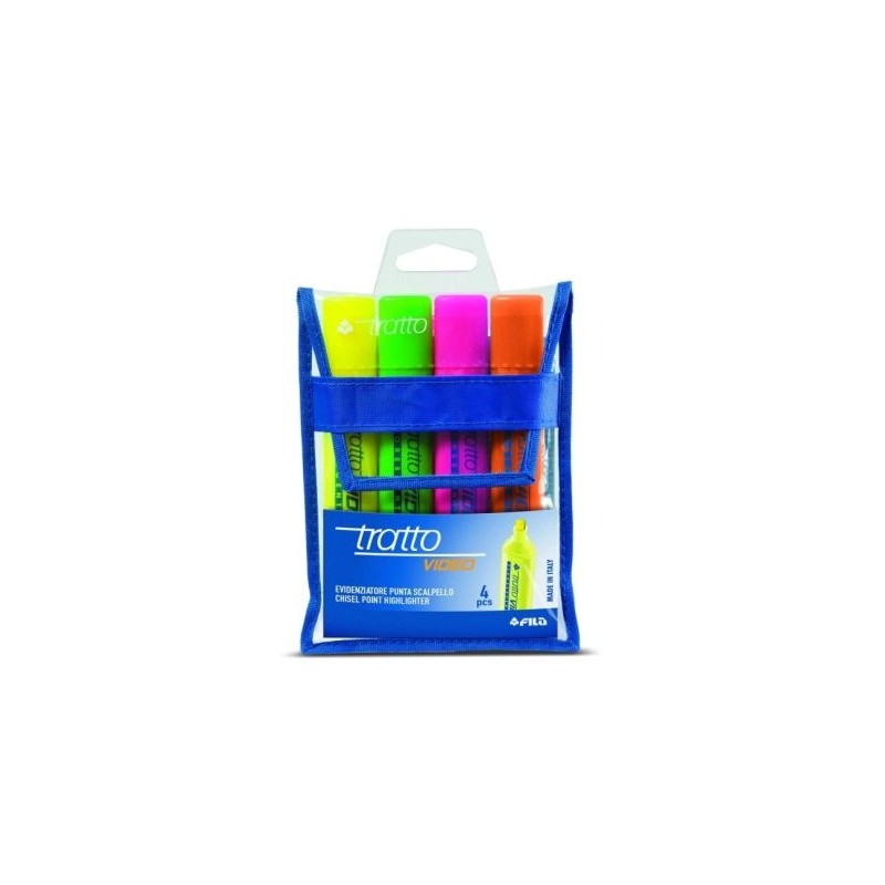 EVIDENZIATORE MULTICOLORE 4 PEZZI