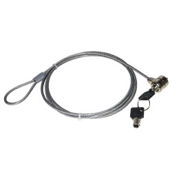 CAVO LUCCHETTO SICUREZZA NOTEBOOK 15MT CHIUSURA CON CHIAVE