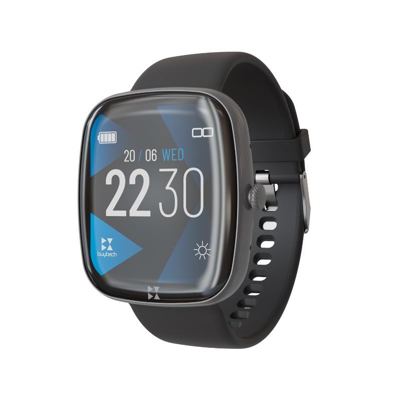 SMARTWATCH BUYTECH BY-GAMMA-BK CASSA NERA CINTURINO SILICONE