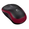 MOUSE M185 NEROROSSO WIRELESS