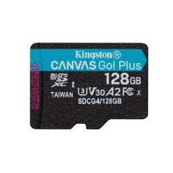 SD MICRO 128GB CL10 UHS-I CON ADATT 200MBS LET160MBS SCRITKINGSTON