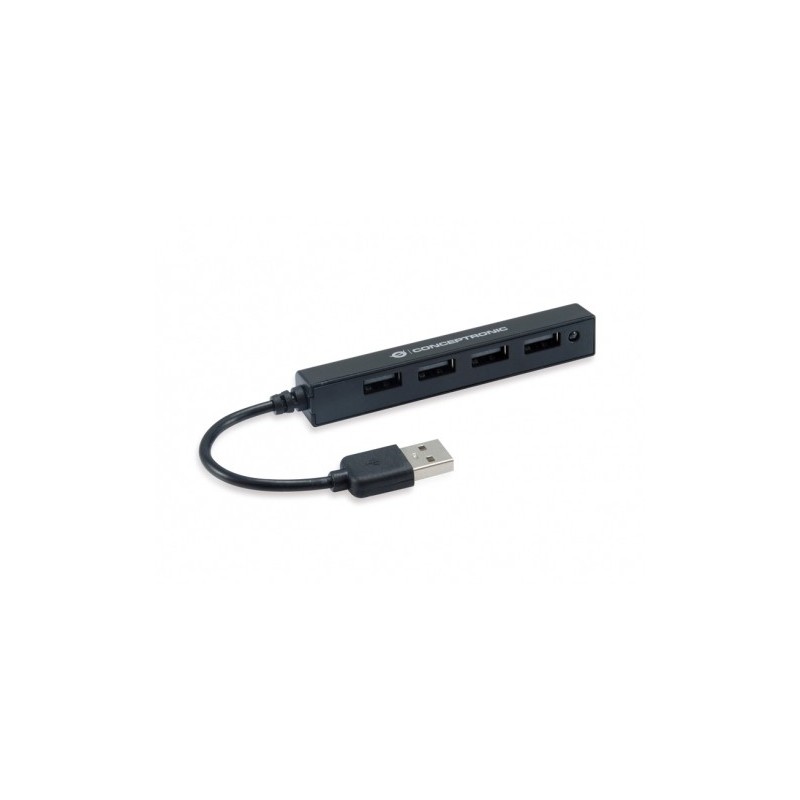 HUB USB 20 4 PORTE BK 4USB A