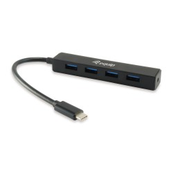 HUB USB C 32 4 PORTE BK 4USB A