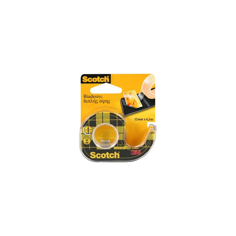 NASTRO BIADESIVO SCOTCH 665-136D 12x63 - SENZA CHIOCCIOLA