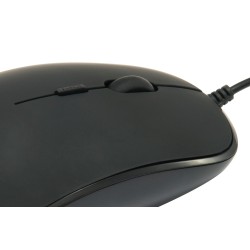 MOUSE OTTICO USB 1200 DPI BK 4 TASTI PLUGPLAY DPI SWITCH