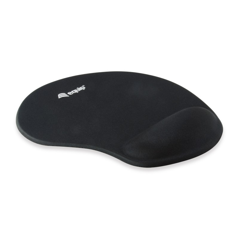 TAPPETINO MOUSE PAD GEL NERO SUPPORTO POLSO