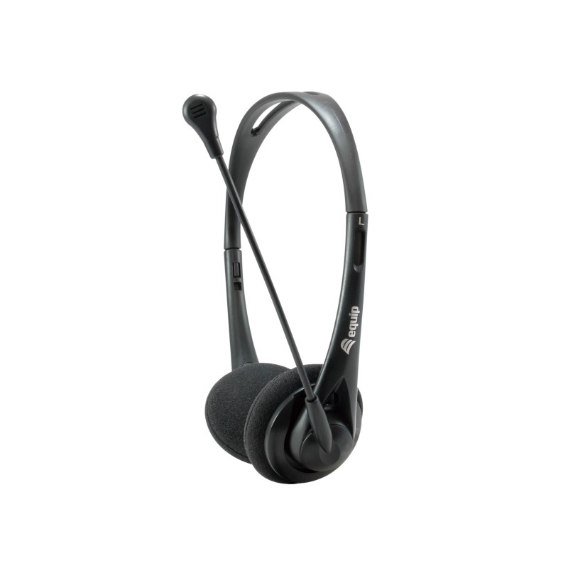 CUFFIA CMICROFONO 35MM BK CONTRVOLUME CAVO 18MT