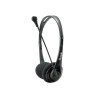 CUFFIA CMICROFONO 35MM BK CONTRVOLUME CAVO 18MT