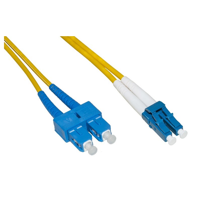CAVO FIBRA OTTICA LC A SC SINGLEMODE DUPLEX OS2 MT1 LKLCSC901