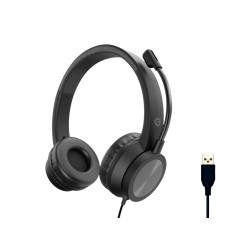 CUFFIA CMICROFONO USB BK CANCRUMORE CONTRREMOTO CAVO 2MT