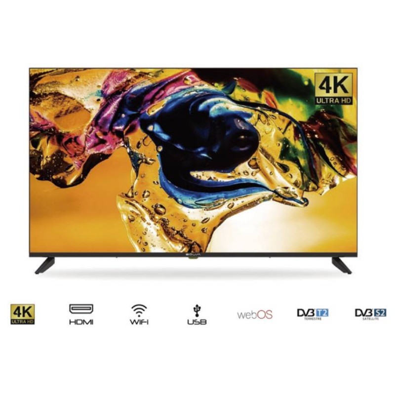TV 50 BOLVA 4K UHD SMART WIFI WEBOS TV DVBTS DVBT2