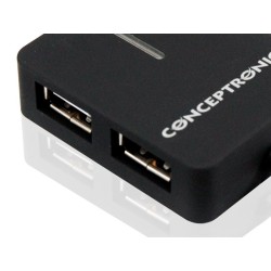HUB USB 20 4 PORTE BK DA VIAGGIO 4USB A DESIGN COMPATTO