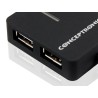 HUB USB 20 4 PORTE BK DA VIAGGIO 4USB A DESIGN COMPATTO