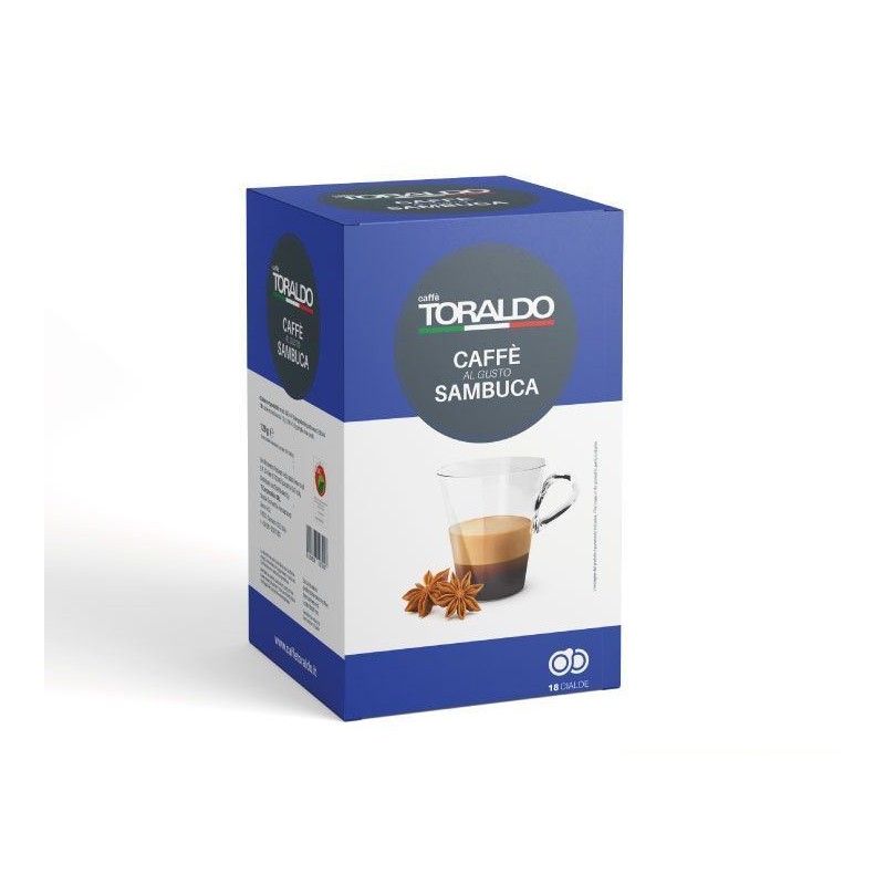 CIALDE SOLUBILI ESE 44MM CAFF GUSTO SAMBUCA 18 PZ 106301