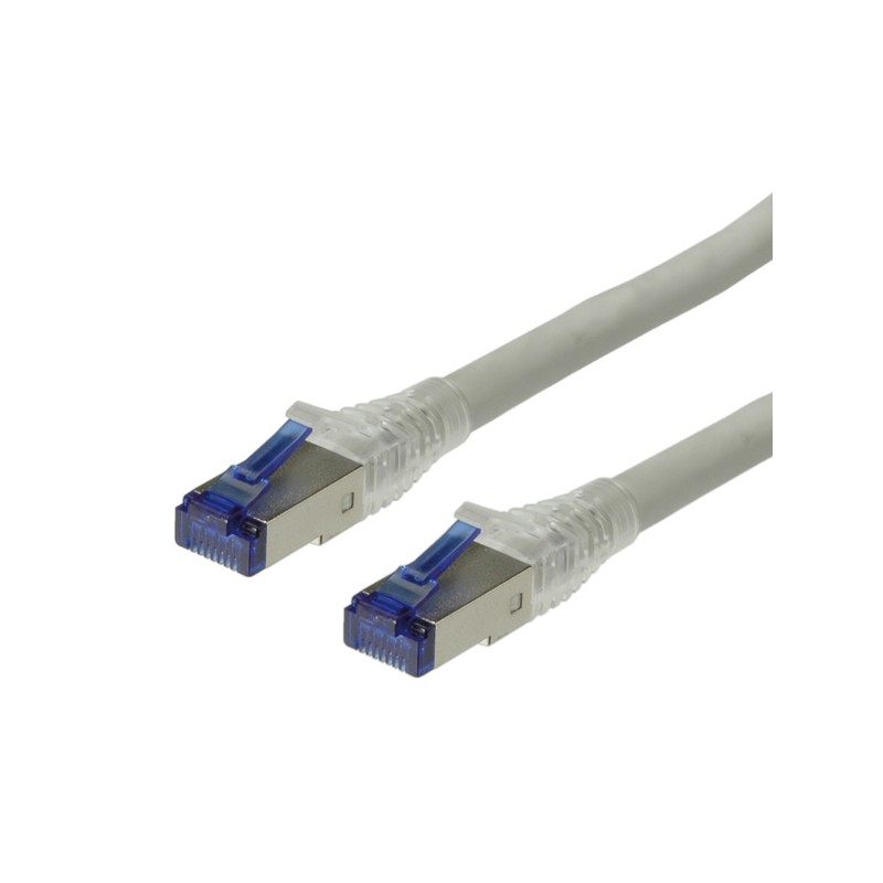 CAVO RETE SFTP CAT6A 20MT LSOH GRIGIO DOPPIA SCHERMATURA
