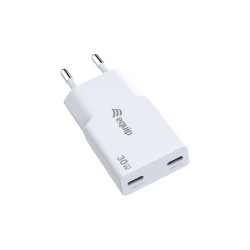 ALIMENTATORE 30W GAN 2 PORTE SLIM W 2USB C QC+PD30