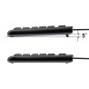 TASTIERA USB 105 TASTI BK CAVO 135MT