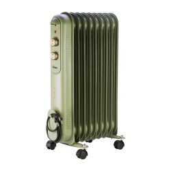 RADIATORE AD OLIO CURVY 9 RETR 9 ELEMENTI AR4R09VIN VERDE 2000W