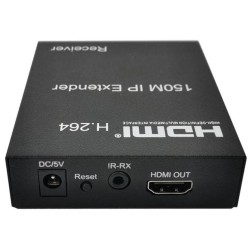 EXTENDER HDMI TRAMITE CAVO RETE CAT 5E6 FINO 150MT COLLEG RETE CON IP