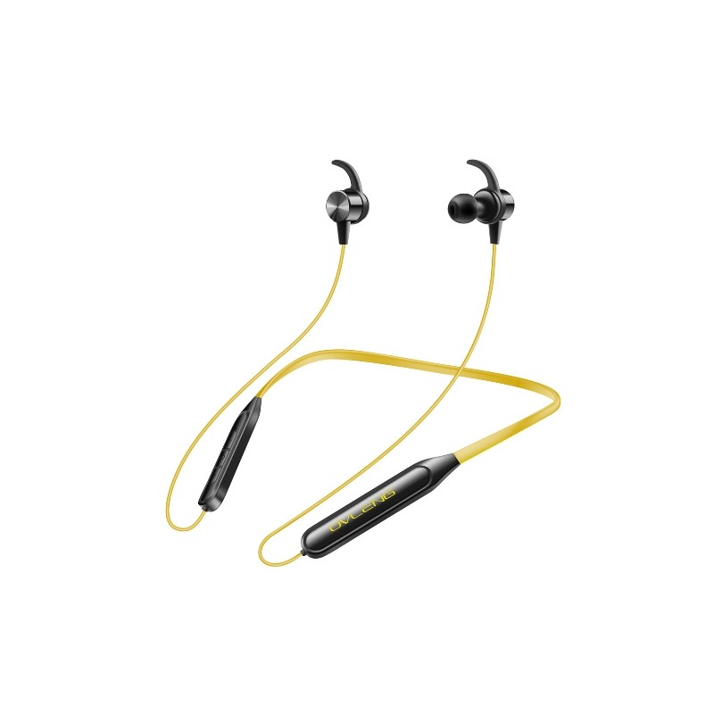 AURICOLARI BLUETOOTH SPORT GIALLI S18Y