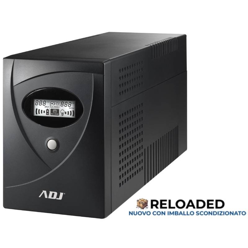 UPS 2 KVA DESKTOP LINE INTSERVER SERIES LCD CBS ADJ SCATDANNEGGIATA