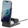 BASE WIRELESS 15W IPHONEAIRPO INT APPLE WATCH RISE 3-IN 1 QI2  NERO