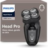 PHILIPS  RASOIO TESTA BATTERIA 60MI HS598015  4 TESTE