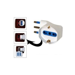 ADATTATORE SPINA 16A SCHUKO 90 SALVASPAZIO
