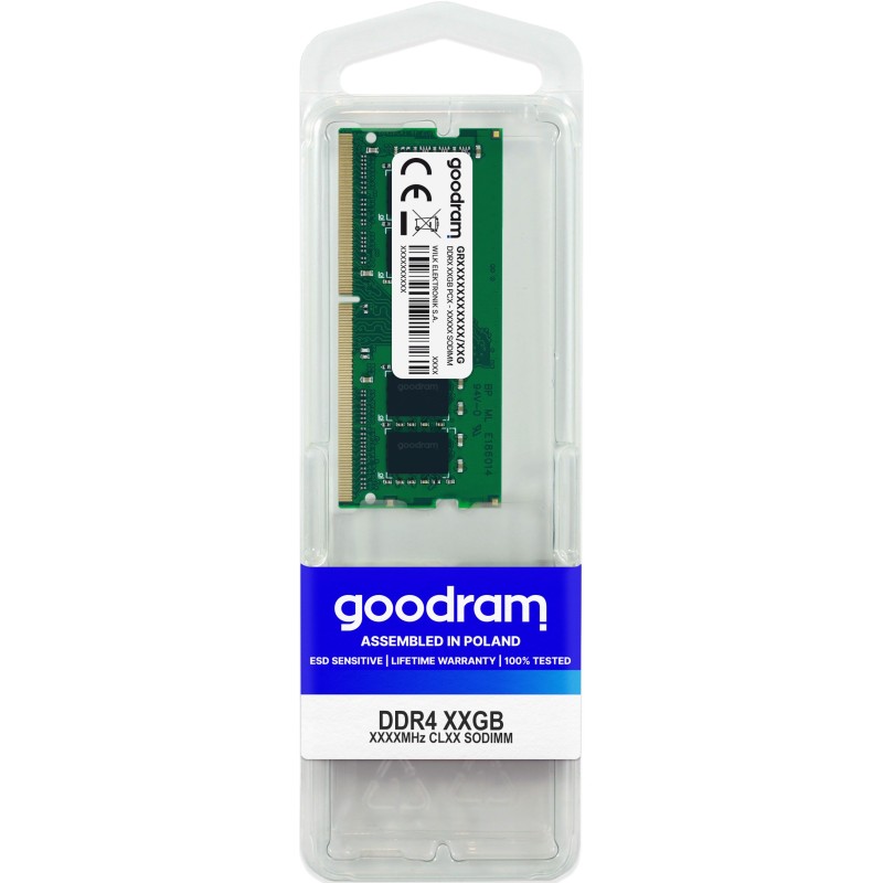 MEMORIA SO-DDR4 8 GB PC2400 1X8 GR2400S464L17S8G