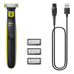 RASOIO ELETTRICO REGOLABARBA ONEBLADE QP272410 VERDE