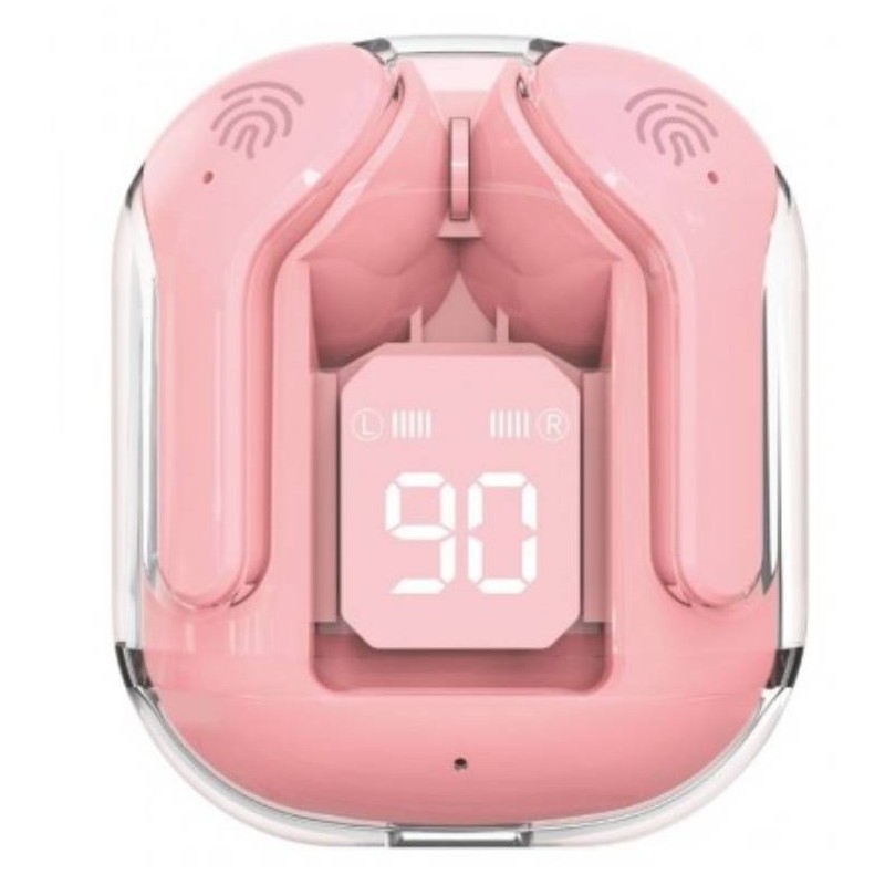 AURICOLARI BLUETOOTH 53 USBC DISP IPX4 ROSA BATT300MAH APPLE ANDROID