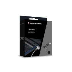 LUCCHETTO PER LAPTOP CON CHIAVE - 15 MT CNBSLOCK15 SILVER
