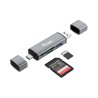 LETTORE DI SCHEDE MULTICARD CON HUB USB 32 GEN 1 ESTERNO OTG 245460