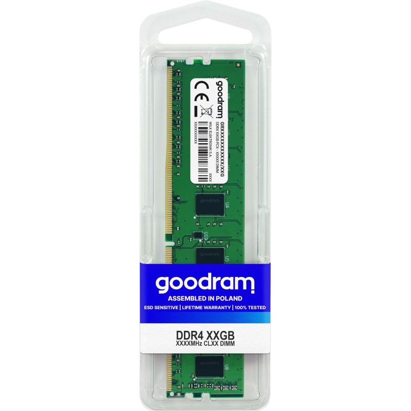 MEMORIA DDR4 16 GB PC2666 MHZ 1X16 GR2666D464L1916G