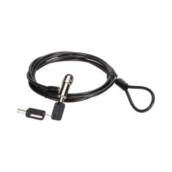 LUCCHETTO PER LAPTOP CON CHIAVE - 18 MT CUSTODIO02BN NERO