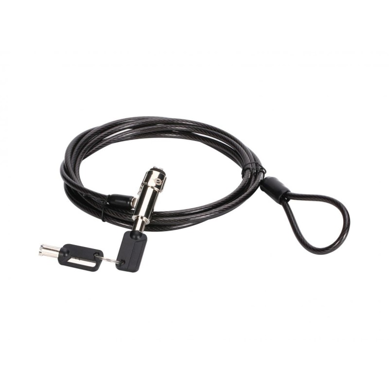 LUCCHETTO PER LAPTOP CON CHIAVE - 18 MT CUSTODIO02BN NERO