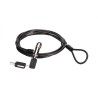 LUCCHETTO PER LAPTOP CON CHIAVE - 18 MT CUSTODIO02BN NERO