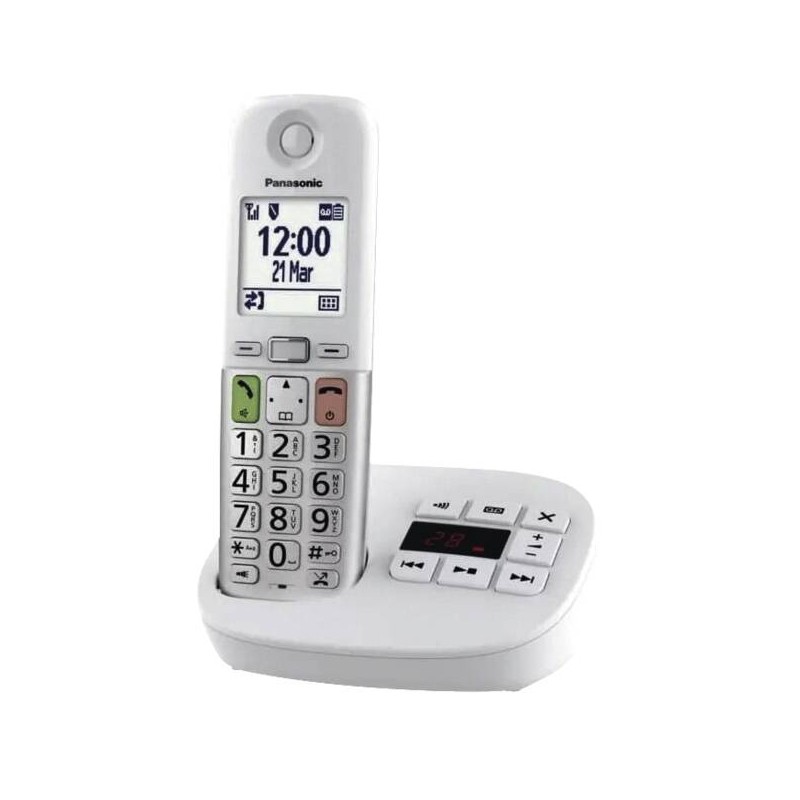 TELEFONO CORDLESS PAN TGU430 WHITE LCD 21 TGU410 + SEGRTELEFONICA