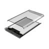 BOX ESTERNO PER HD 25 SATA USB 30 DANTE03T TRASPARENTE
