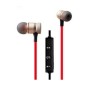 AURICOLARI CUFFIA SOUND STEREO WIRELESS SPORTS CON MICROFONO E CONTROLLI - ROSSOBIANCO