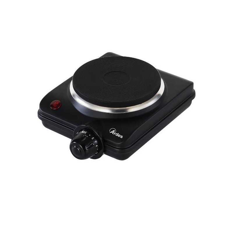 FORNELLO ELETTRICO ARFOEL03 PORTATILE - PIASTRA 10CM - 300W - NERO