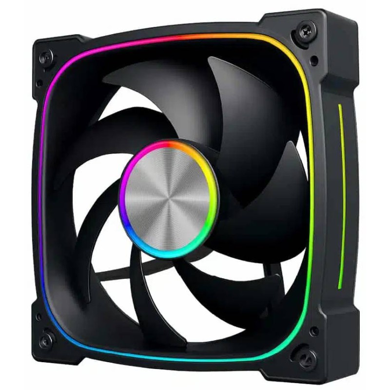 VENTOLA LIPS 120 1FAN 1800RPM ARGB 1FAN 1800RPM ANTIVIBRATION BLACK